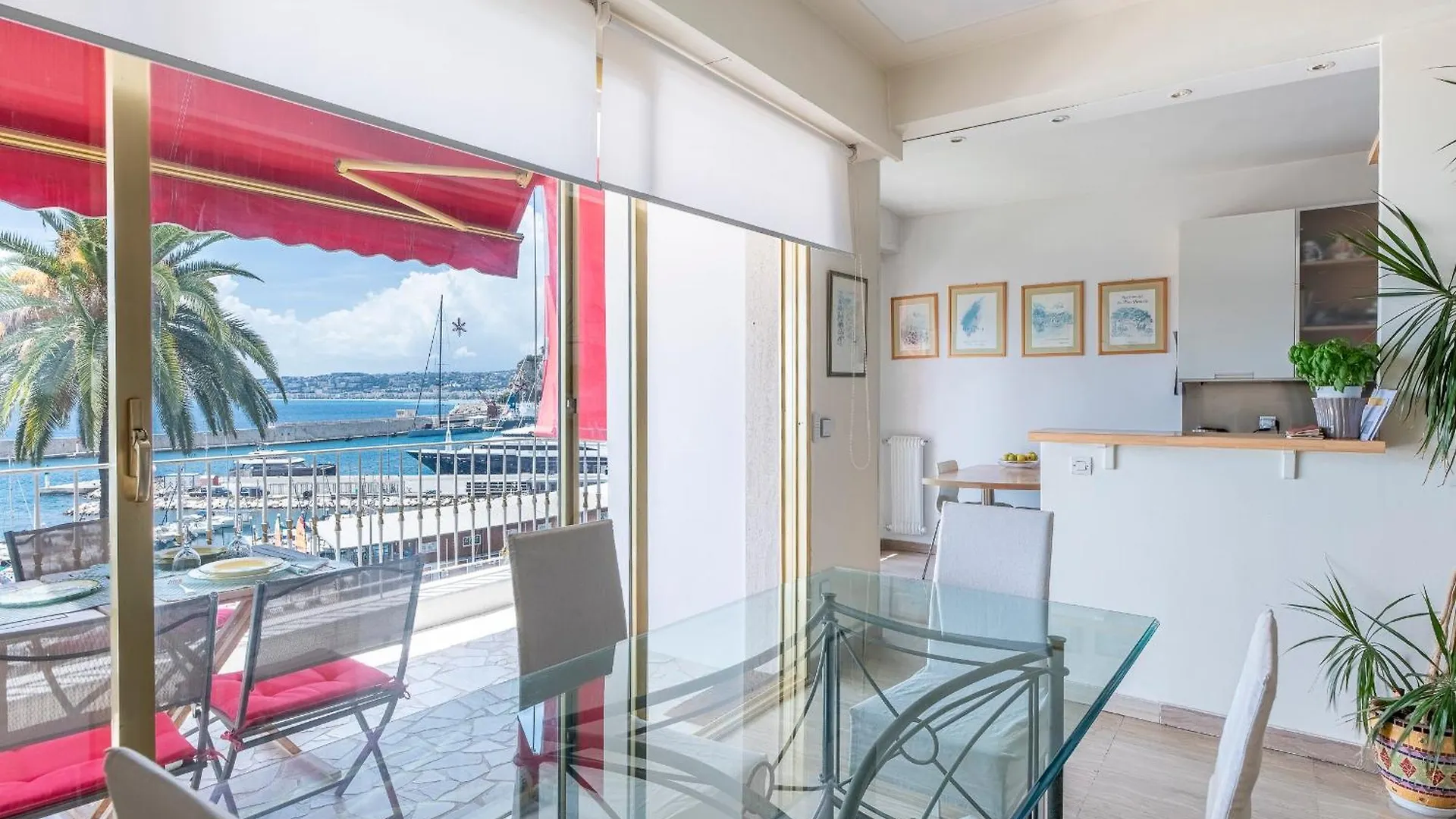 Port, Nice, Appartement, Vue Mer France